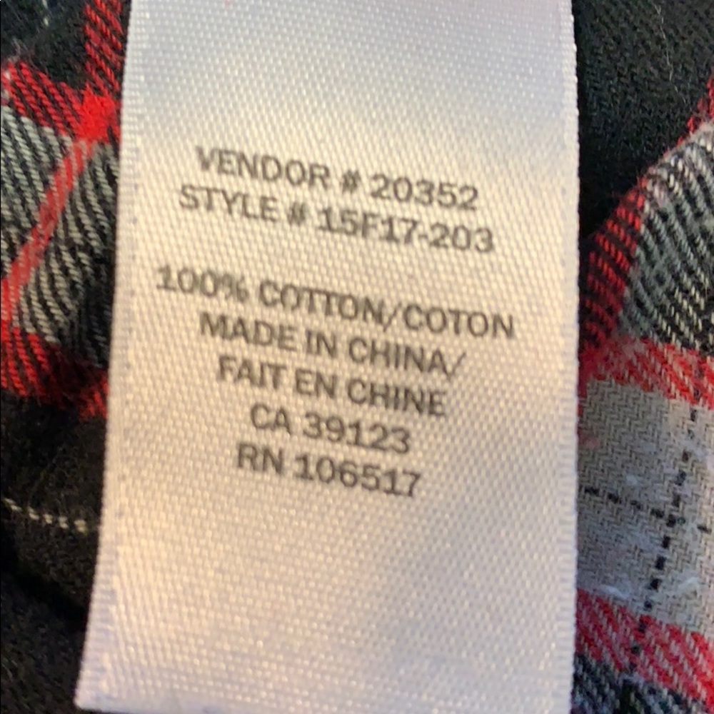 Plaid flannel button down - Picture 7 of 7